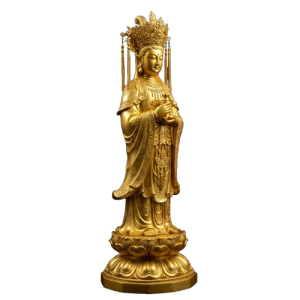 Tượng Mẫu Đệ Tam Thủy Tiên Bằng Đồng – Biểu Tượng Linh Thiêng Của Thoải Phủ