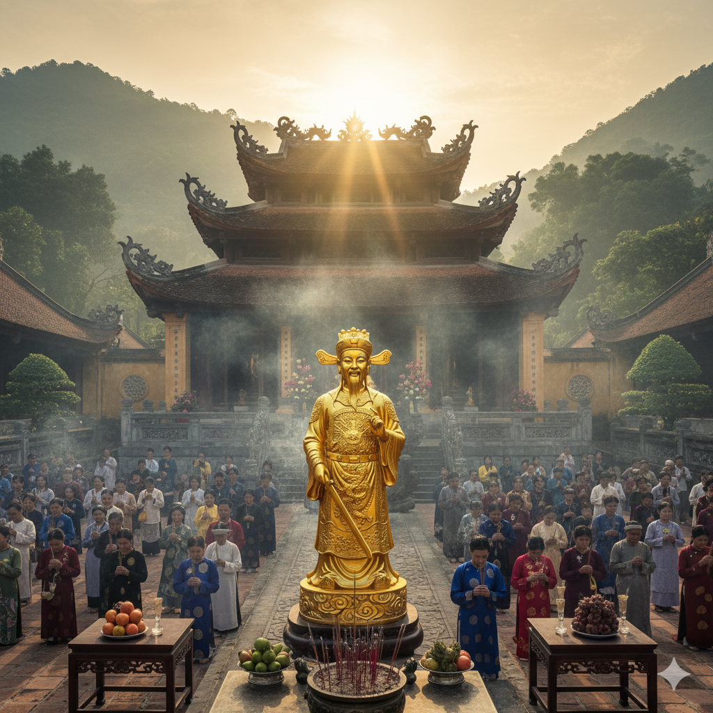 Đền thờ Ông Hoàng Chín Cờn Môn tại Nghệ An – nơi linh khí hội tụ, người dân khắp nơi tìm về chiêm bái và cầu an.