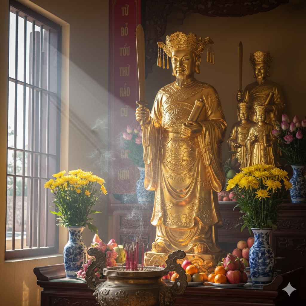 Không gian thờ Quan Lớn Đệ Nhị Thượng Ngàn, Thanh Tra tại các Đền, Phủ