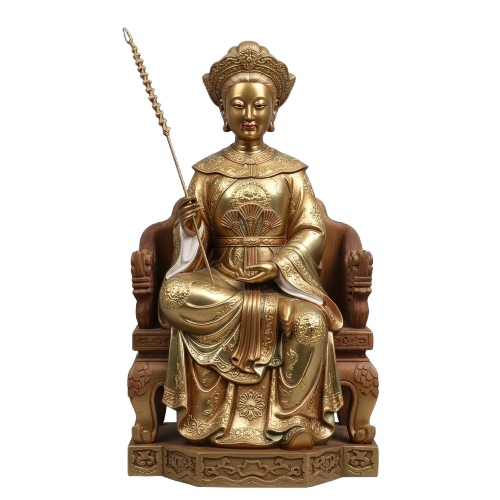 Tượng Cô Bảy Kim Giao (Cô Bảy Tân La) Bằng Đồng – Linh Tượng Sơn Trang Cầu Tài Cầu Lộc