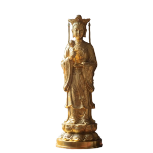 Tượng Cô Bé Tả Van Bằng Đồng – Linh Vật Thờ Mẫu Mang Lại Bình An Và May Mắn