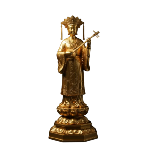 Tượng Chầu Bé Bắc Lệ Bằng Đồng – Biểu Tượng Linh Ứng, Từ Bi Trong Đạo Mẫu Việt Nam