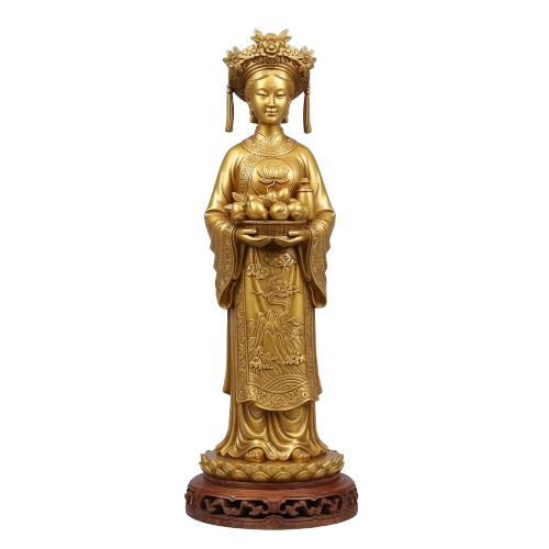 Tượng Cô Năm Suối Lân Bằng Đồng – Vẻ Đẹp Linh Thiêng Và Tín Ngưỡng Thờ Mẫu Việt