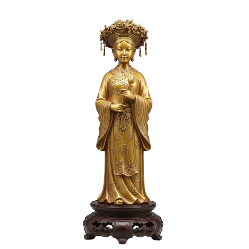 Tượng Cô Bé Thượng Ngàn Bằng Đồng – Biểu Tượng Linh Thiêng Trong Tín Ngưỡng Tứ Phủ