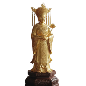 Tượng Cô Tư Tây Hồ (Cô Tư Địa Phủ) Bằng Đồng – Linh Vật Tâm Linh Tượng Trưng Cho Quyền Năng Và Phúc Lành