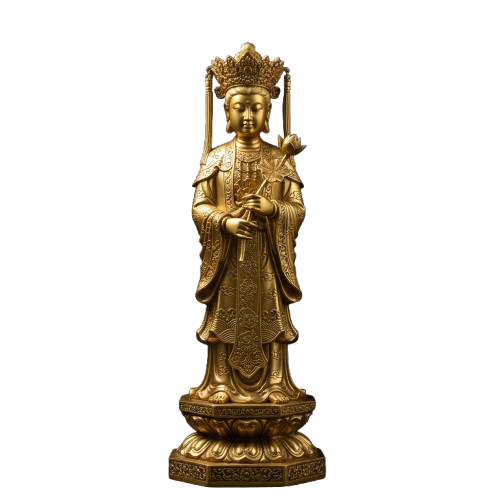 Tượng Cô Bé Bản Cảnh Bằng Đồng – Linh Vật Tâm Linh Tôn Nghiêm, Trang Nghiêm Điện Thờ