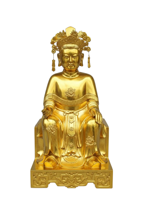 Tượng Cô Bơ Bông (Cô Bơ Thác Hàn) Bằng Đồng – Linh Tượng Cõi Thoải Mang Năng Lượng Từ Bi Và Tài Lộc