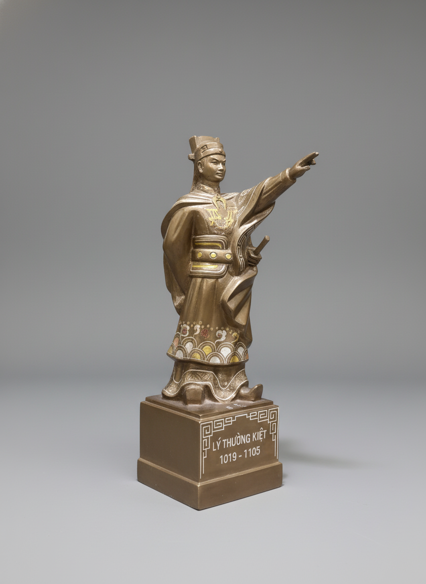 Tượng đúc đồng Lý Thường Kiệt