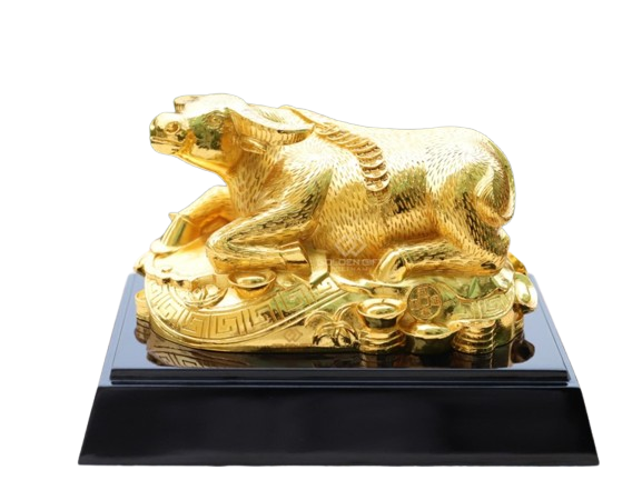 Tượng Trâu Vàng Bằng Đồng | Biểu Tượng Của Sức Mạnh – Tài Lộc – Kiên Trì
