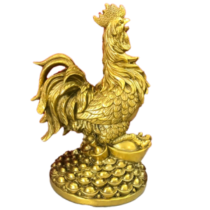 Tượng Gà Trống Bằng Đồng – Biểu Tượng Phong Thủy May Mắn, Tài Lộc