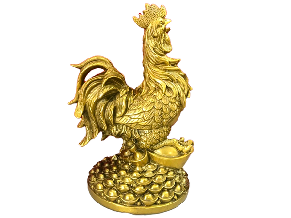 Tượng Gà Trống Bằng Đồng – Biểu Tượng Phong Thủy May Mắn, Tài Lộc