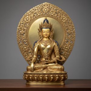 Tượng BẤT ĐỘNG NHƯ LAI (Akshobhya Buddha) Bằng Đồng – Biểu Tượng Tâm Kim Cương Bất Hoại Và Đại Viên Cảnh Trí