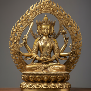 Tượng ĐẠI NHẬT NHƯ LAI (Vairocana Buddha) Bằng Đồng – Biểu Tượng Pháp Thân Thanh Tịnh Và Ánh Sáng Giác Ngộ Vô Biên