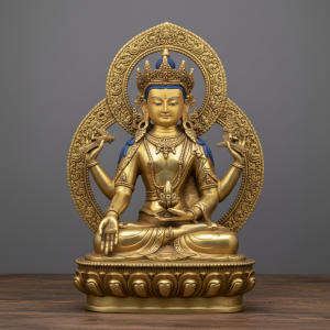 Tượng QUÁN TỰ TẠI BỒ TÁT (Avalokiteśvara) Bằng Đồng – Biểu Tượng Đại Bi Vô Ngại Và Thần Lực Cứu Khổ Cứu Nạn