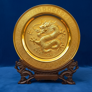 ĐĨA ĐỒNG ĐÚC NGUYÊN KHỐI PHI LONG ĐẰNG VÂN